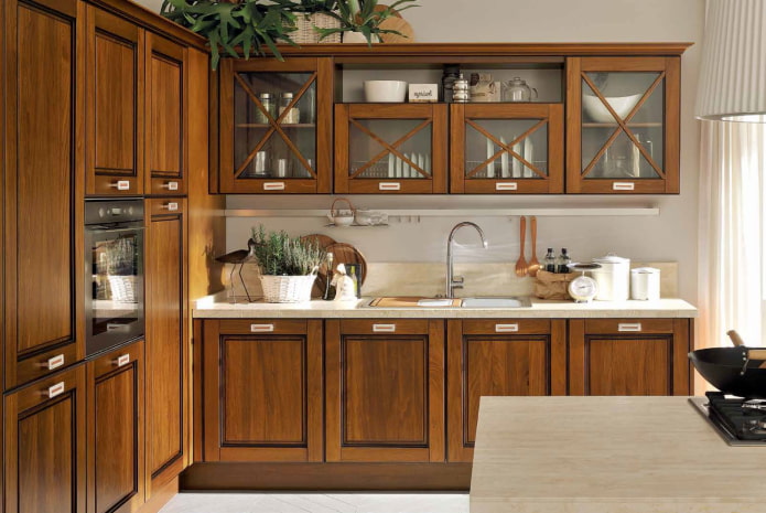 modern wood kitchen