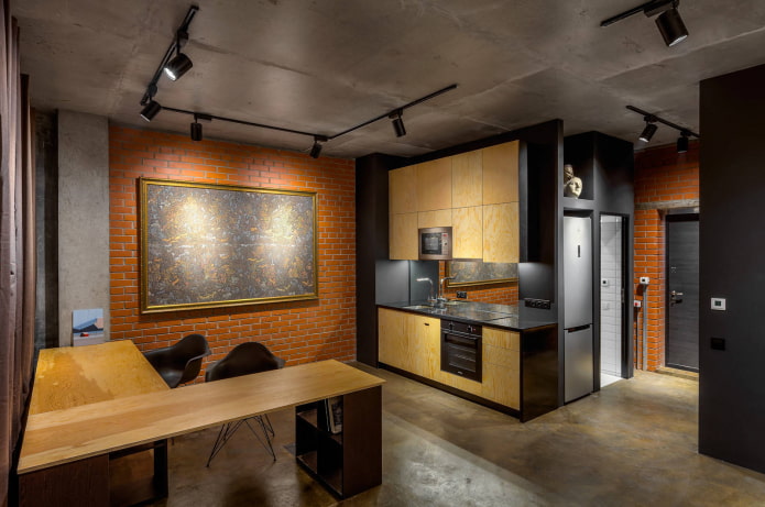 cozinha estilo loft