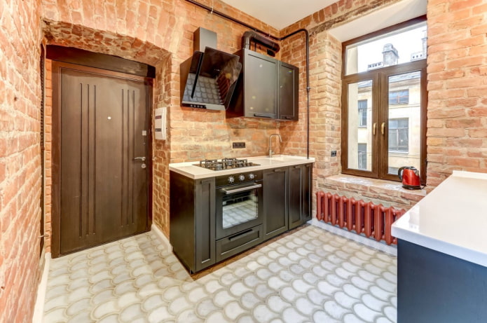 fogão para conjunto de cozinha preto