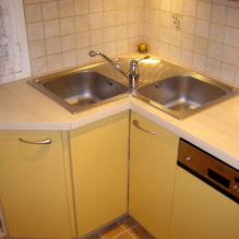 Opções de design de cozinha com pia no canto-4