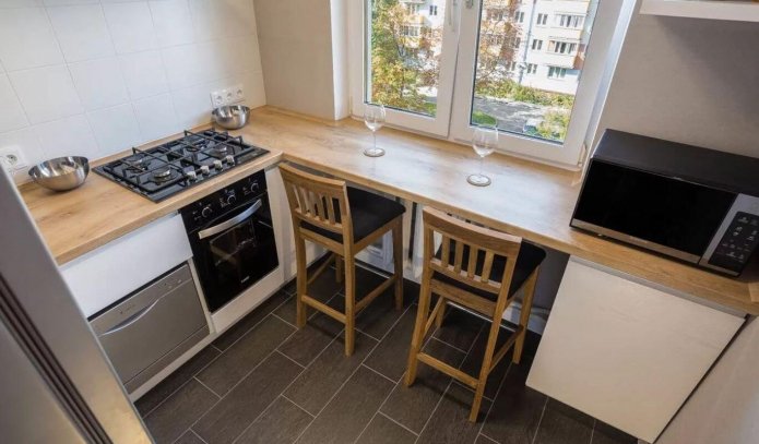 piso da cozinha