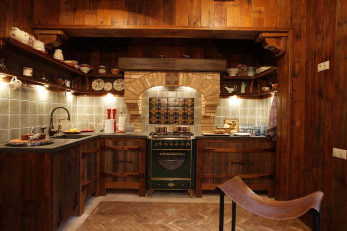 cozinha em estilo country