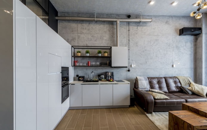 design de interiores de estúdio de cozinha
