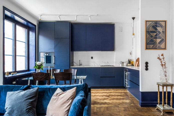 design de interiores de estúdio de cozinha