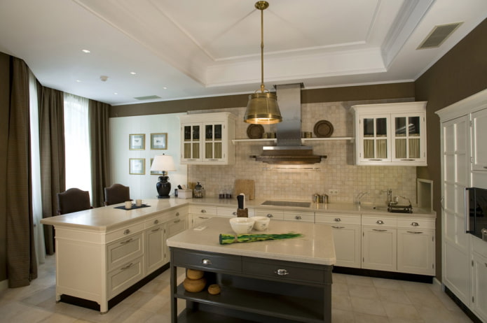 decoração de cozinha em estilo inglês