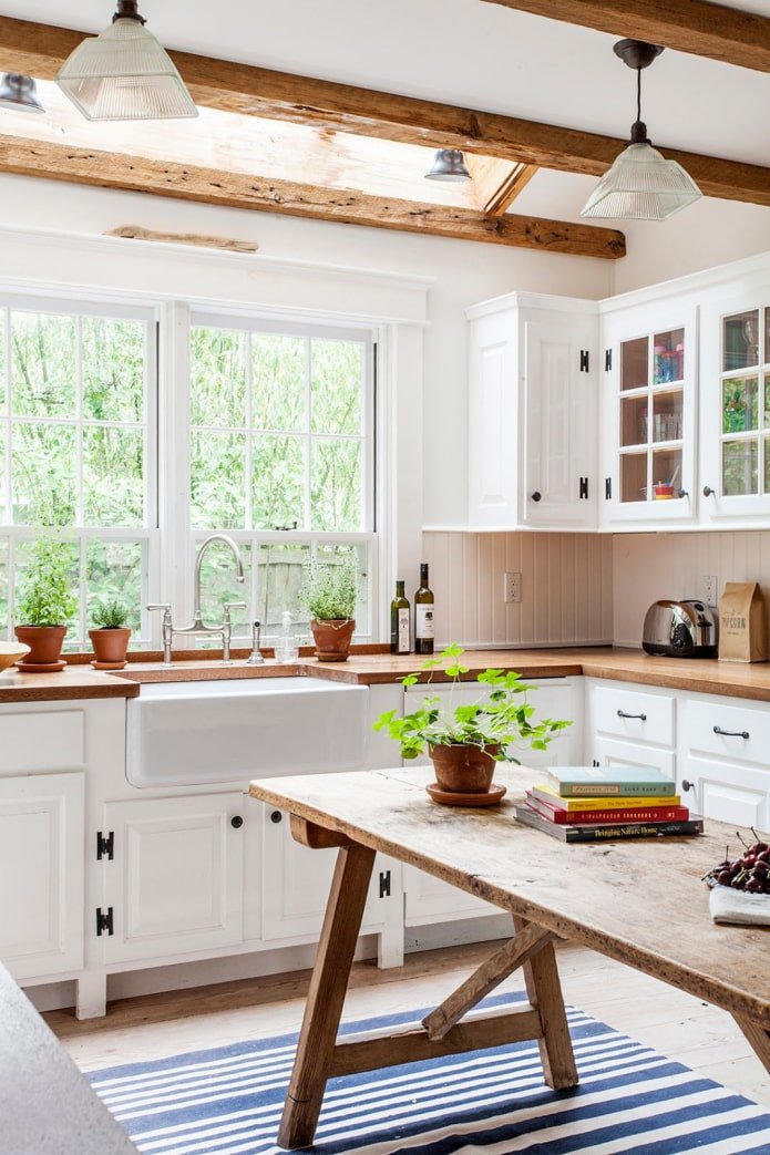 cozinha em estilo escandinavo
