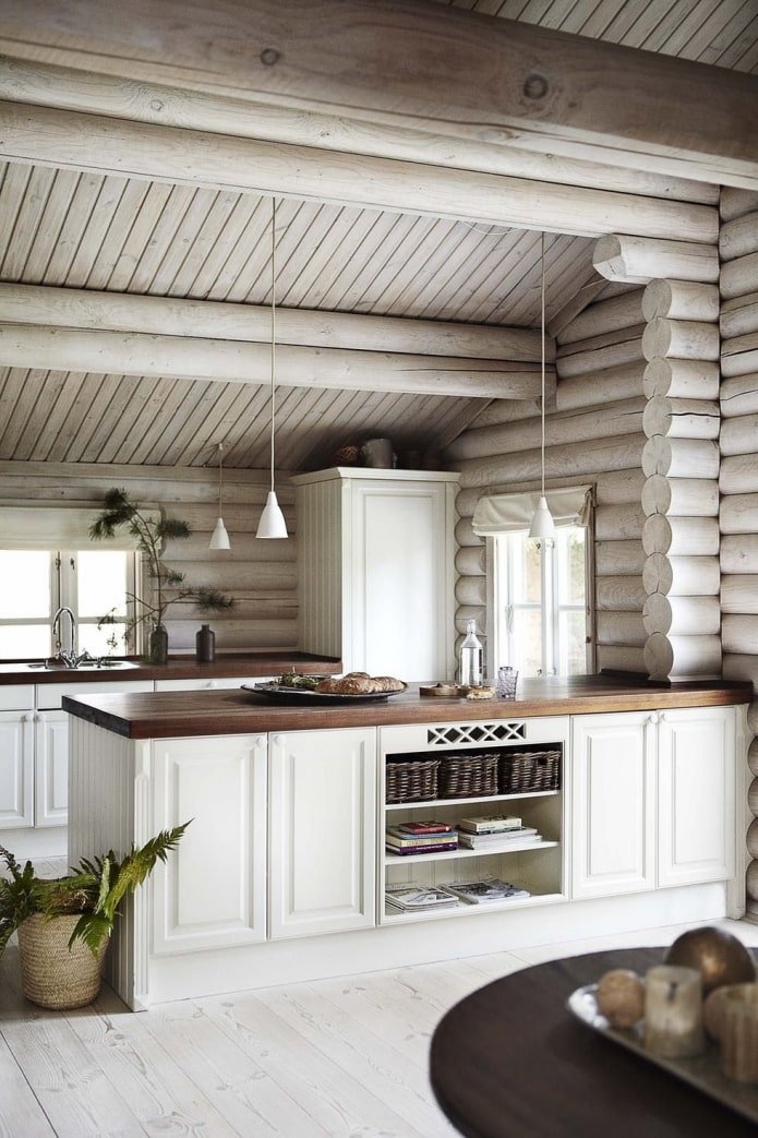dividindo a cozinha na sala de estar