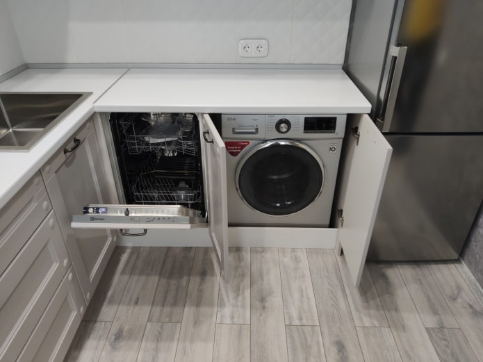 narrow dishwasher
