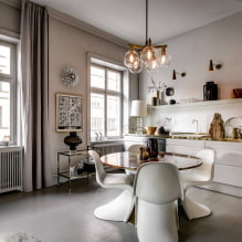 Estilo escandinavo no interior da cozinha: criando um design aconchegante-1