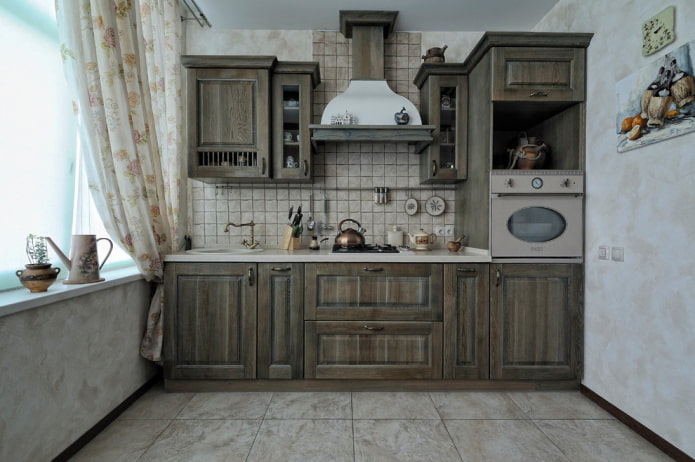 decoração de cozinha em estilo rústico campestre