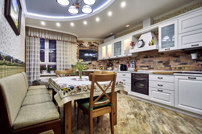 decoração de cozinha em estilo rústico campestre