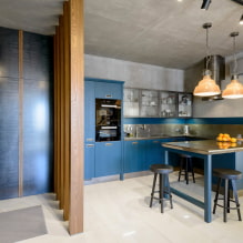 Cozinha em estilo loft-0