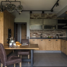 Cozinha em estilo loft-7