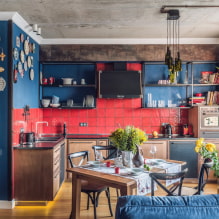 Cozinha em estilo loft-8