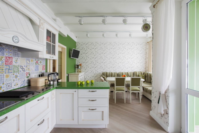 decoração de cozinha em estilo provençal