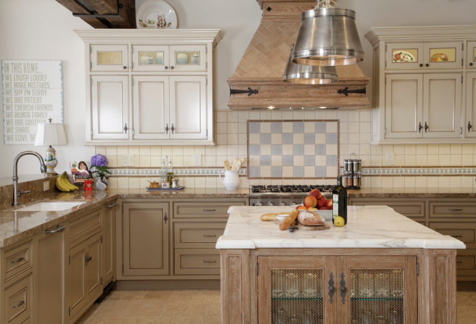 decoração de cozinha em estilo provençal