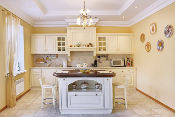 interior de cozinha em estilo provençal