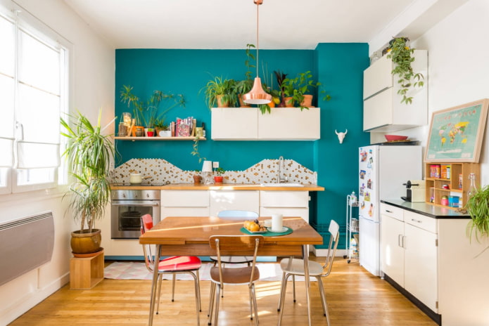 Design de cozinha retrô faça você mesmo