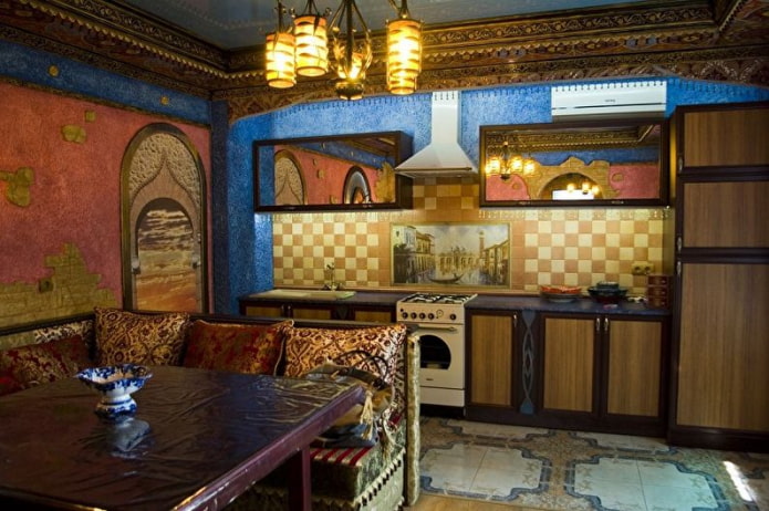 cozinha em estilo oriental