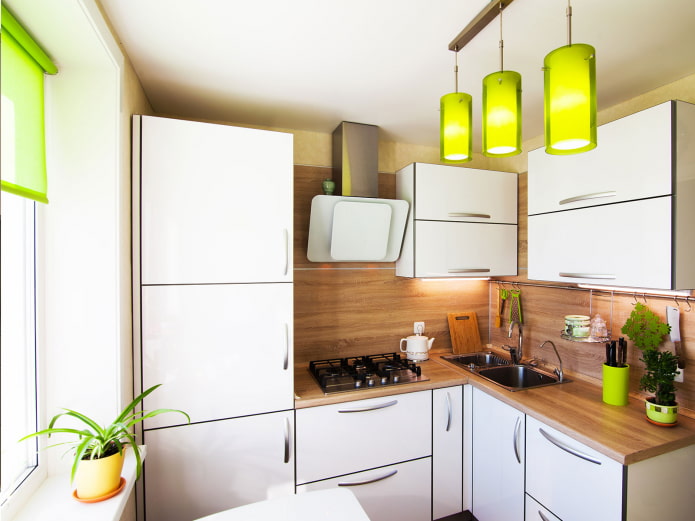 detalhes brilhantes na cozinha