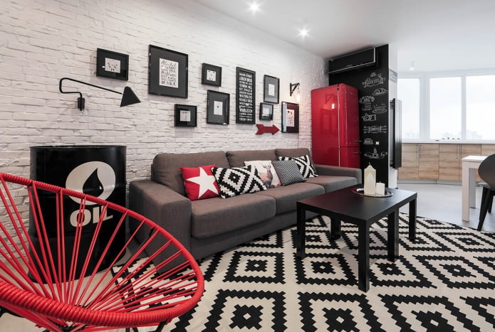 tijolo decorativo branco na parede