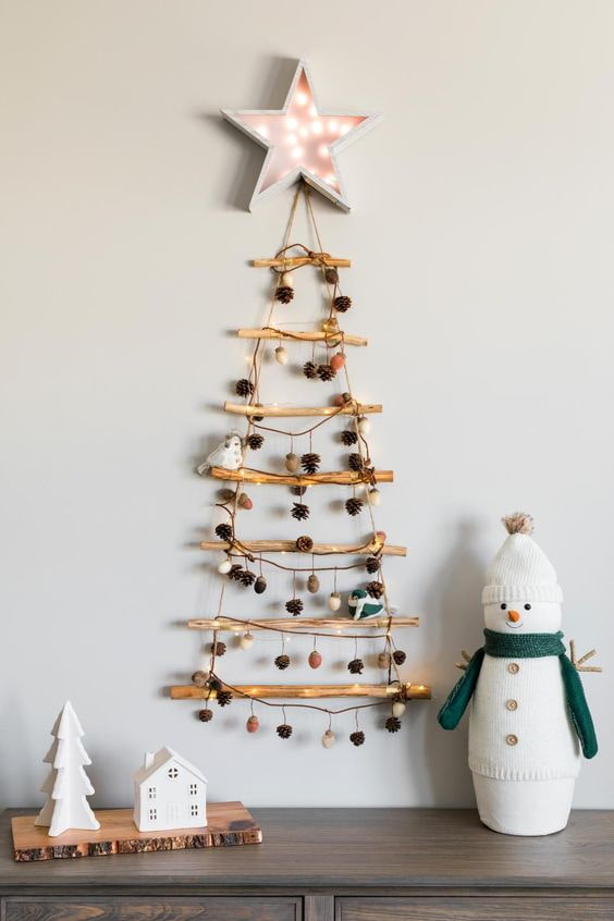 Árvore de Natal na parede