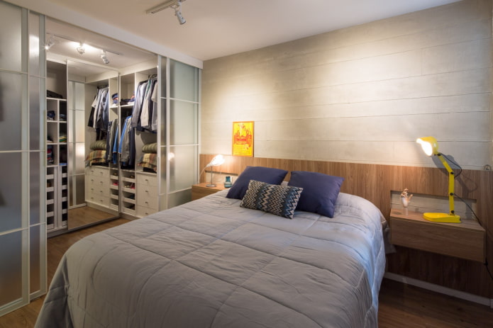 interior de um apartamento de dois cômodos de 70 metros quadrados