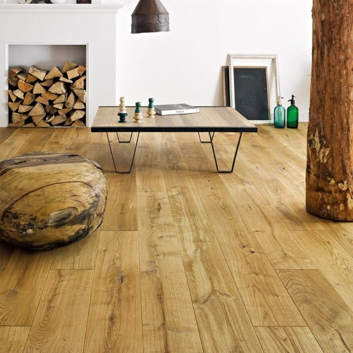 piso de madeira para casa