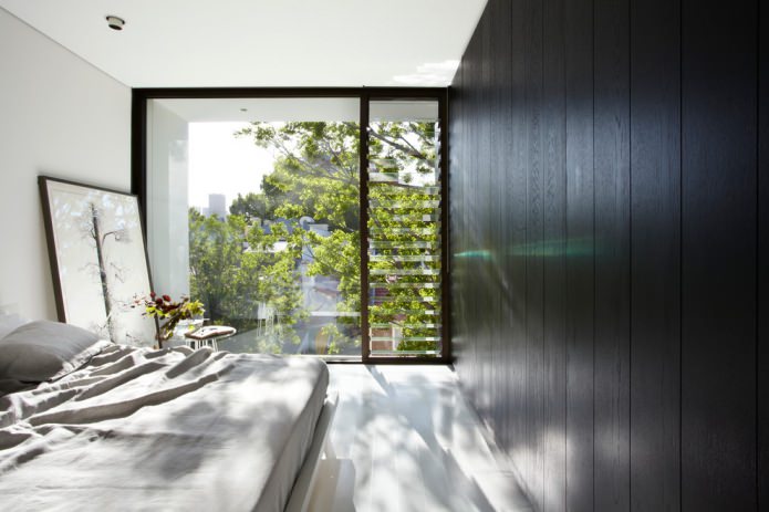 laminado preto no quarto