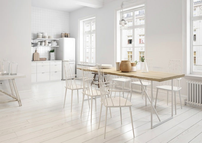 Laminado branco no interior