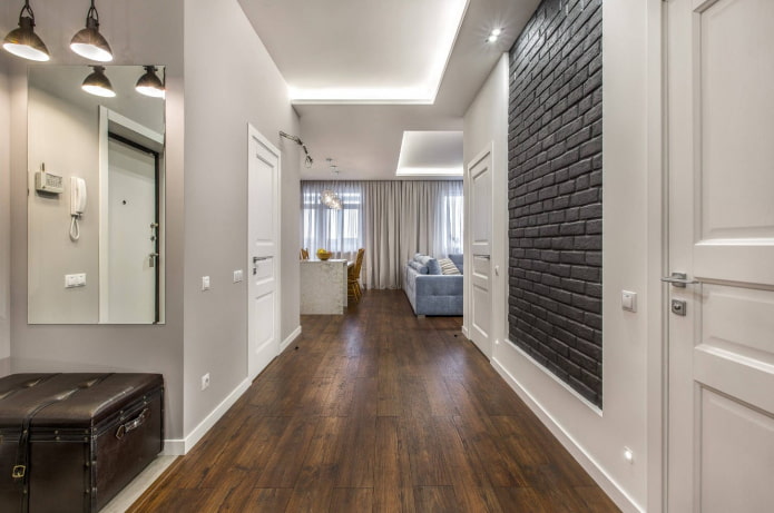 piso laminado longitudinalmente