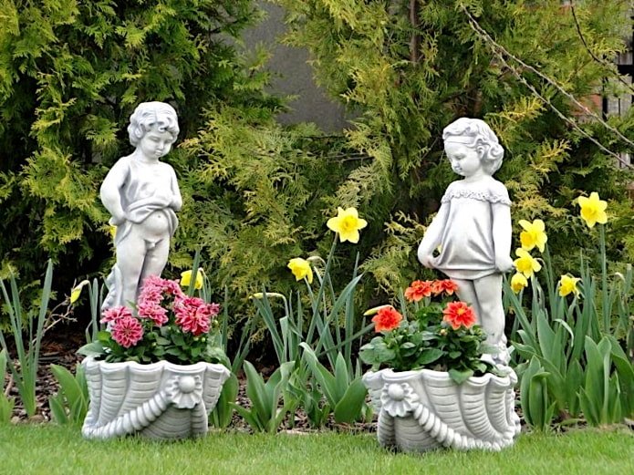 estátuas para o jardim