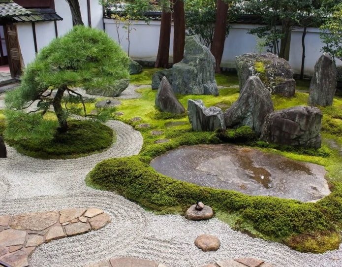 jardim de pedras