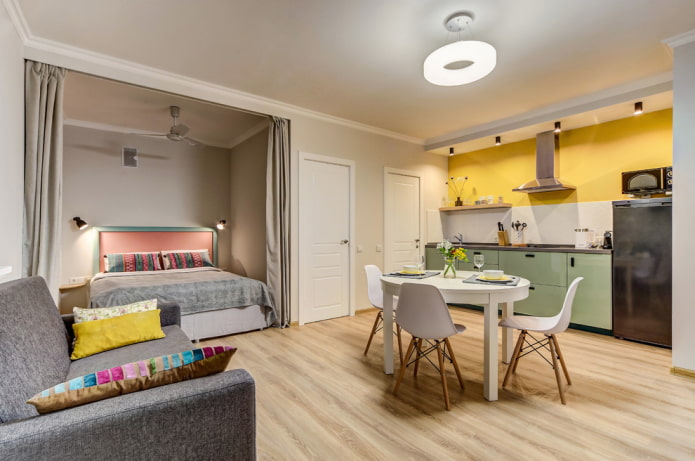 linóleo com imitação de laminado no interior