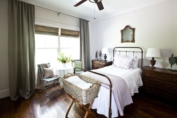 cortinas de linho no estilo provençal