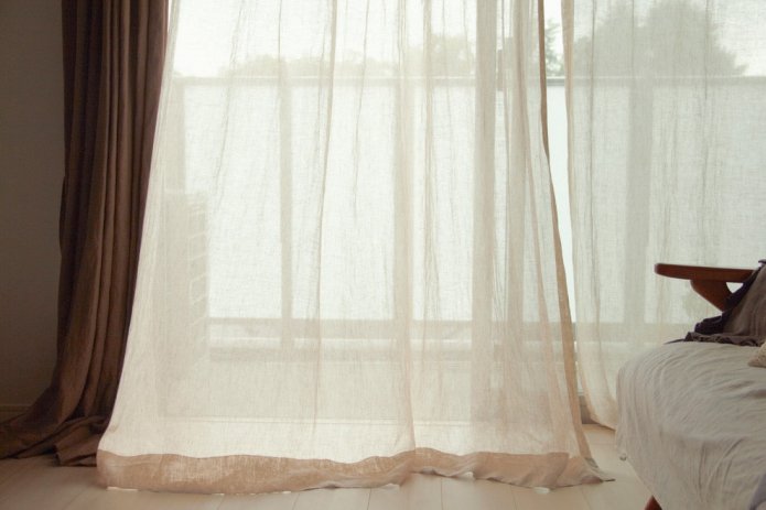 cortinas de linho