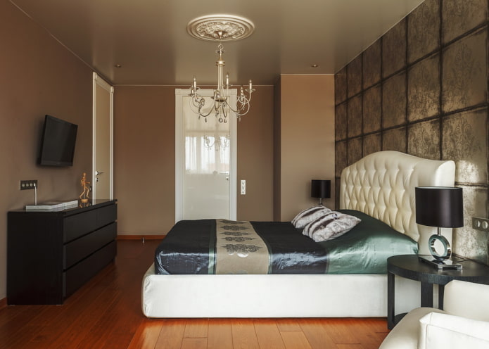 trecho Teto com lustre em design de interiores