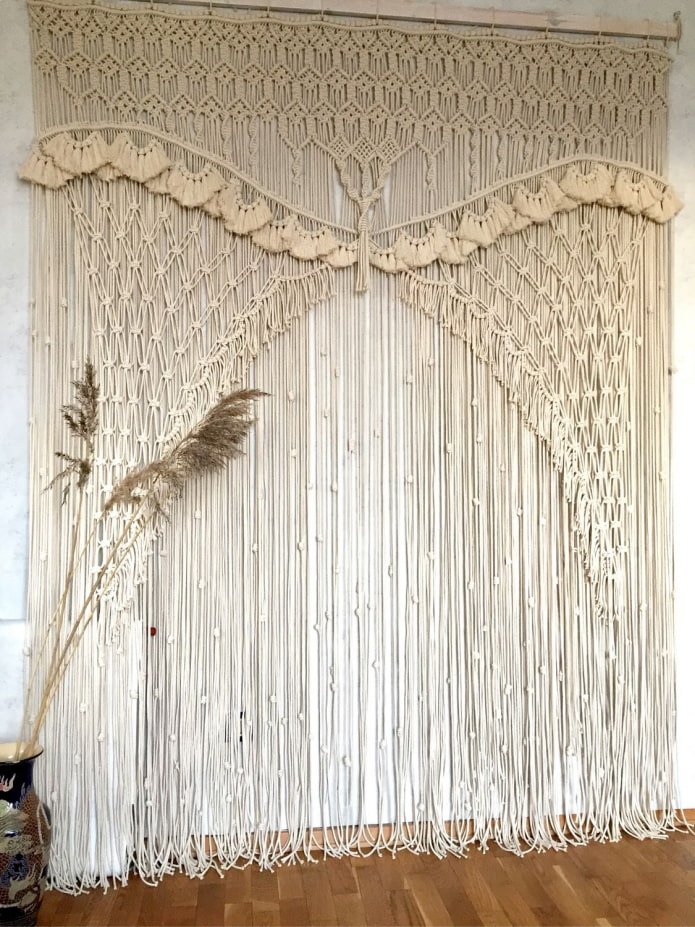 cortinas de macramê