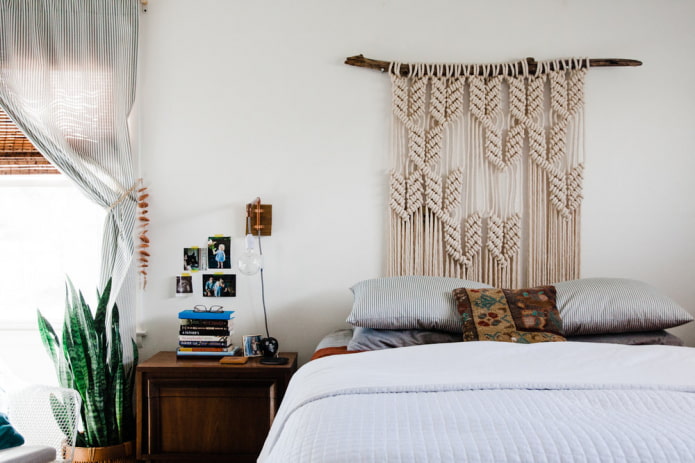 quarto em estilo boho