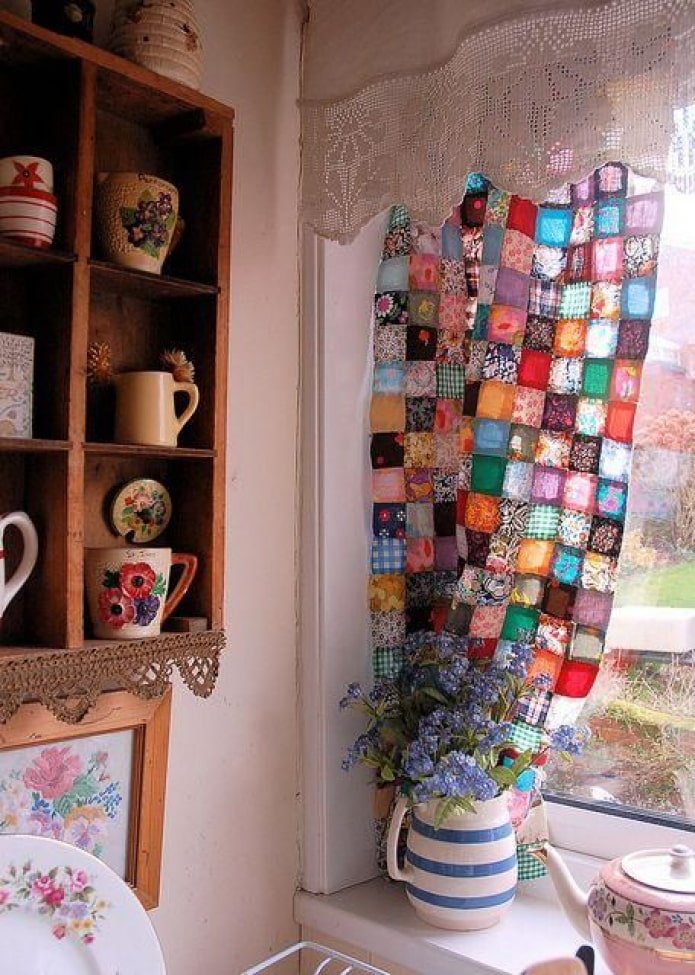 Cortinas de patchwork