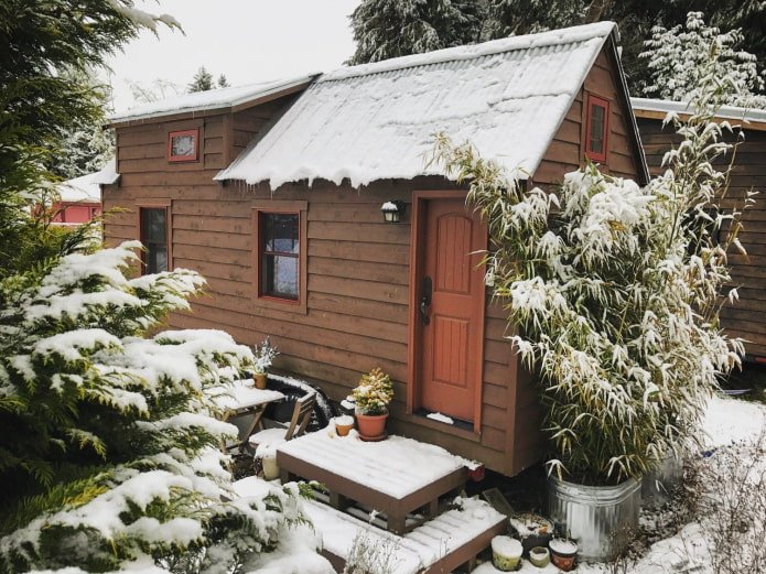 Casa de Tachas no inverno