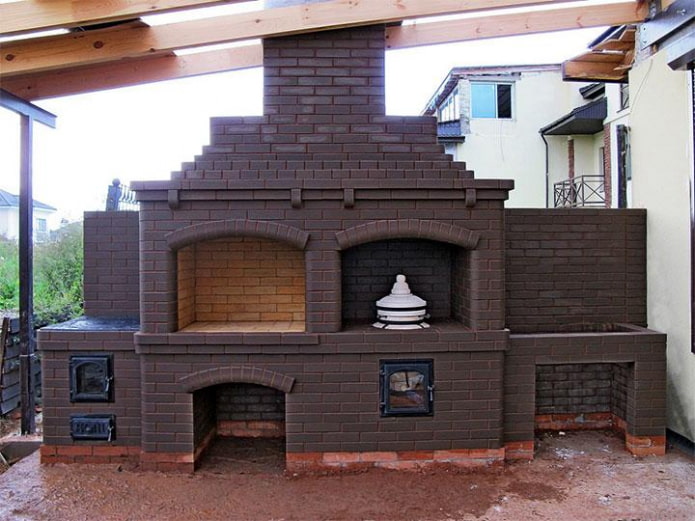 Churrasqueira com fogão