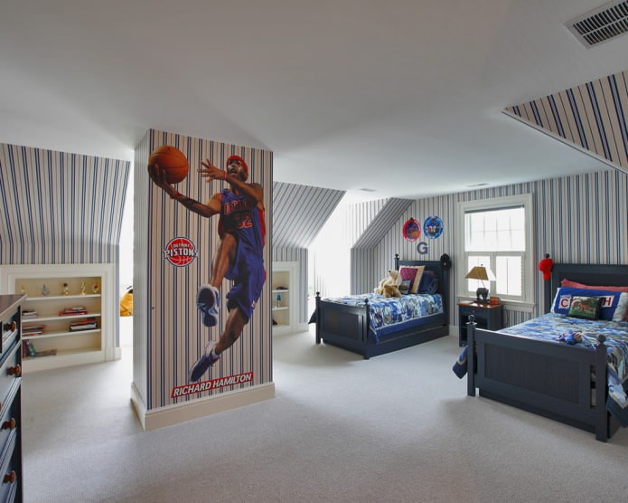 Quarto infantil para dois meninos