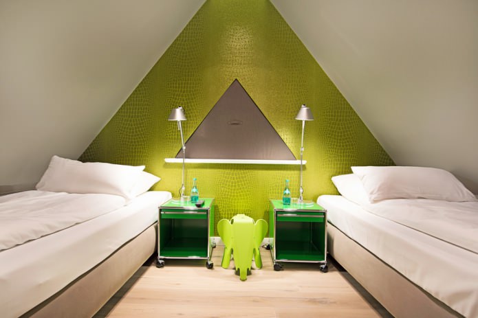 Quarto infantil para um menino e uma menina
