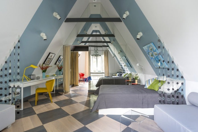 quarto de adolescente em estilo moderno