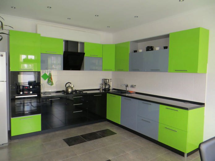 Fachadas laminadas de unidades de cozinha