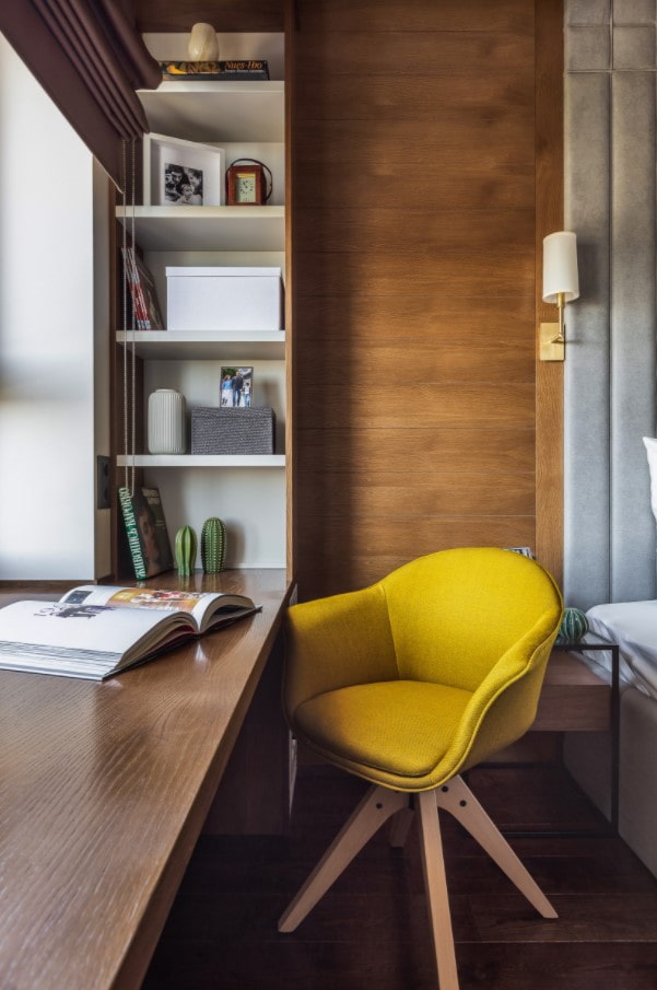 arranjo de um escritório no quarto