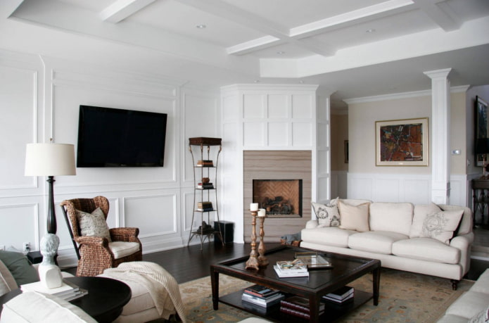 como decorar paredes em estilo clássico