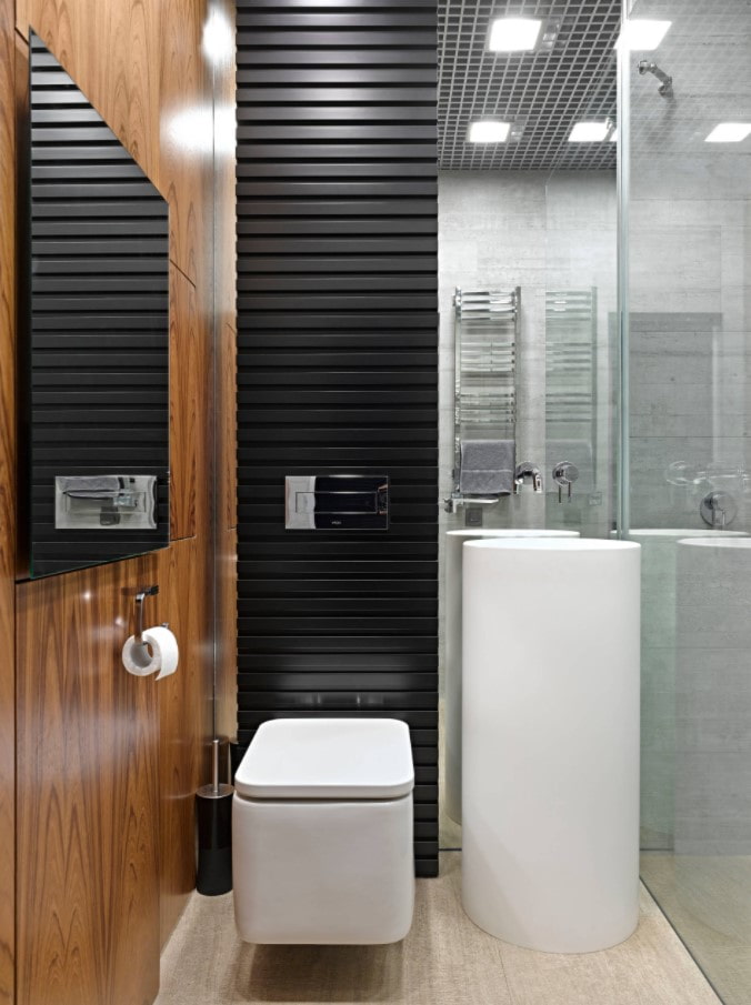 opções de decoração de parede no banheiro