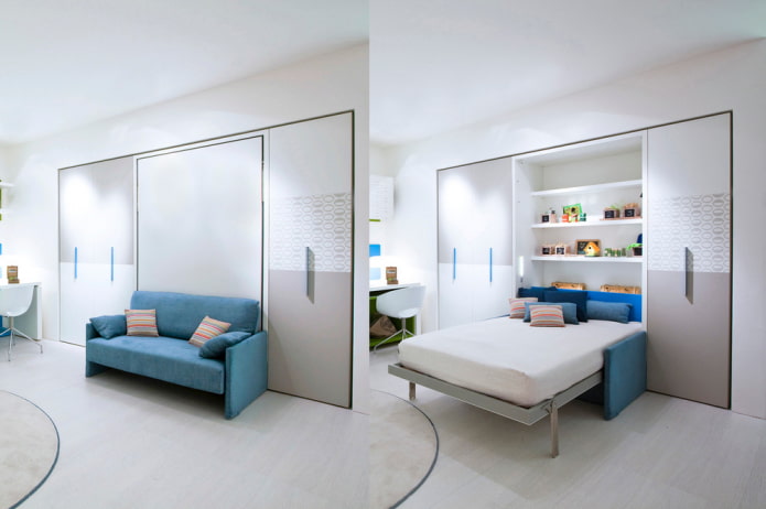 Guarda-roupa-cama-sofá